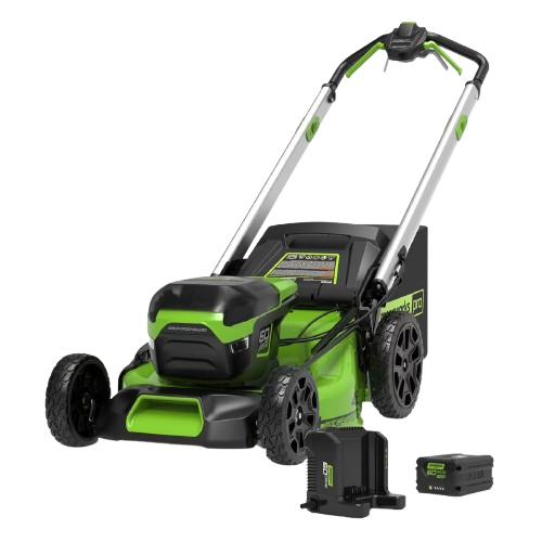 Greenworks 60V Self-Propelled Cordless Lawnmower 46cm 4Ah Battery Kit