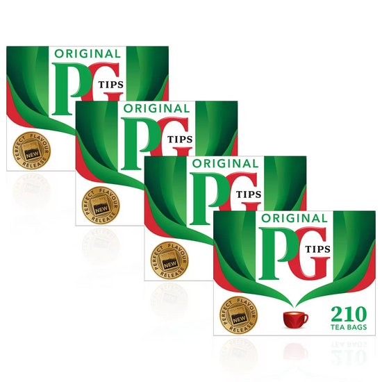 PG Tips Tea Bags 4 x 210 Pack – Smooth & Fresh Everyday Black Tea