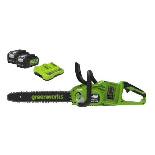 Greenworks 48V Cordless Brushless Chainsaw 36cm Battery Powered Kit