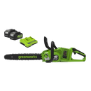 Greenworks 48V Cordless Brushless Chainsaw 36cm Battery Powered Kit