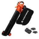 Yard Force 40V Cordless Blower Vacuum 3-in-1 Garden Leaf Cleaner Kit