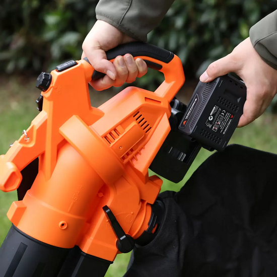 Yard Force 40V Cordless Blower Vacuum 3-in-1 Garden Leaf Cleaner Kit