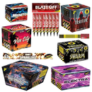 Black Cat High Performance Firework Display Kit – Multi-Shot Selection Box with 288 Shots, Tubes & Giant Sparklers
