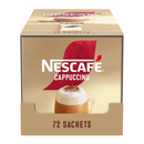 Nescafé Cappuccino Sachets 72 x 15.5g – Creamy Frothy Instant Coffee Drink