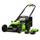 Greenworks 48V Self-Propelled Cordless Lawn Mower 46cm – Brushless Battery Mower with 2x 4Ah Batteries & Dual Charger (650m² Coverage)