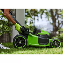 Greenworks 48V Self-Propelled Cordless Lawn Mower 46cm – Brushless Battery Mower with 2x 4Ah Batteries & Dual Charger (650m² Coverage)