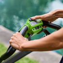 Greenworks 48V Self-Propelled Cordless Lawn Mower 46cm – Brushless Battery Mower with 2x 4Ah Batteries & Dual Charger (650m² Coverage)