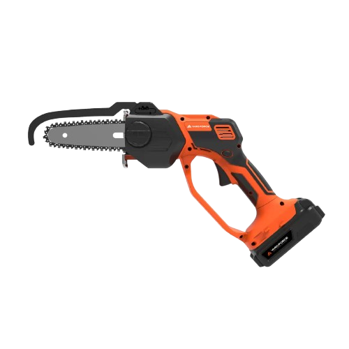Yard Force 20V Mini Chainsaw 12cm Cordless Pruner – Lightweight Battery Chainsaw with 2Ah Battery & Charger Bundle