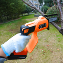 Yard Force 20V Mini Chainsaw 12cm Cordless Pruner – Lightweight Battery Chainsaw with 2Ah Battery & Charger Bundle