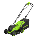 Greenworks 48V Cordless Lawn Mower 41cm – Battery Powered Push Mower with 2x 24V 4Ah Batteries & Dual Charger (50L Grass Bag)