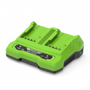 Greenworks 48V Cordless Lawn Mower 41cm – Battery Powered Push Mower with 2x 24V 4Ah Batteries & Dual Charger (50L Grass Bag)