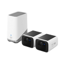 eufy SoloCam S220 2-Cam Kit with HomeBase S380 – 2K Solar Wireless Security Cameras with AI Detection & No Monthly Fee