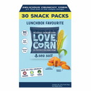 Love Corn Sea Salt Snack Packs 30 x 20g – Crunchy High Fibre Corn Snack