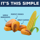 Love Corn Sea Salt Snack Packs 30 x 20g – Crunchy High Fibre Corn Snack