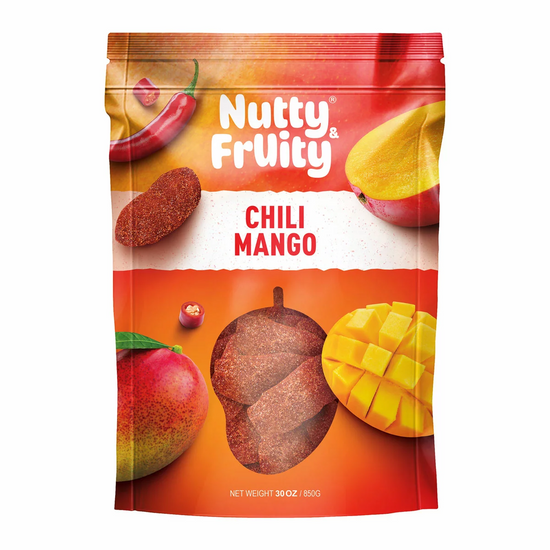 Nutty & Fruity Chili Mango 850g – Sweet & Spicy Dried Mango Snack