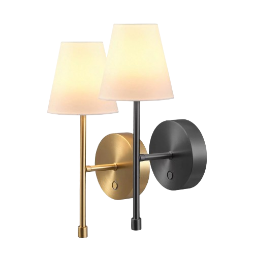 Globe Electric Wireless Rechargeable LED Wall Sconce 2 Pack – USB-C Dimmable Indoor Wall Lights 2700K Warm White (Black/Bronze)