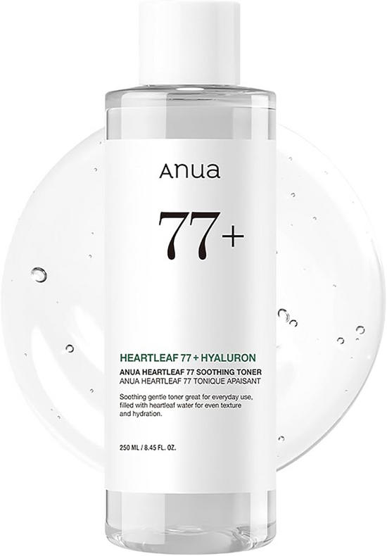 ANUA Heartleaf 77% Soothing Toner – Hydrating & Calming, 250ml
