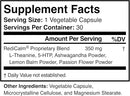 RediCalm Natural Stress Relief Capsules – Calm Mood & Relaxation Support 30 Count