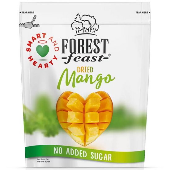 Forest Feast Smart & Hearty Dried Mango 650g – No Added Sugar Snack