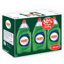 Fairy Original Washing Up Liquid 6 x 900ml – Powerful Grease Cutting Dish Soap