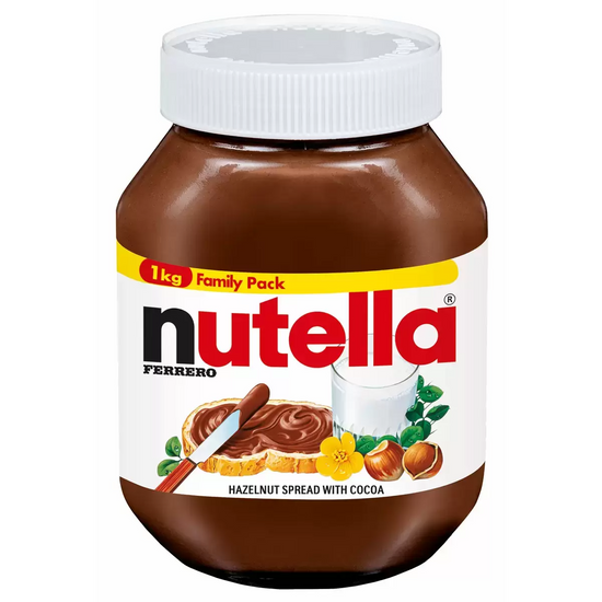 Nutella Hazelnut Spread 1kg – Creamy Cocoa Breakfast Spread