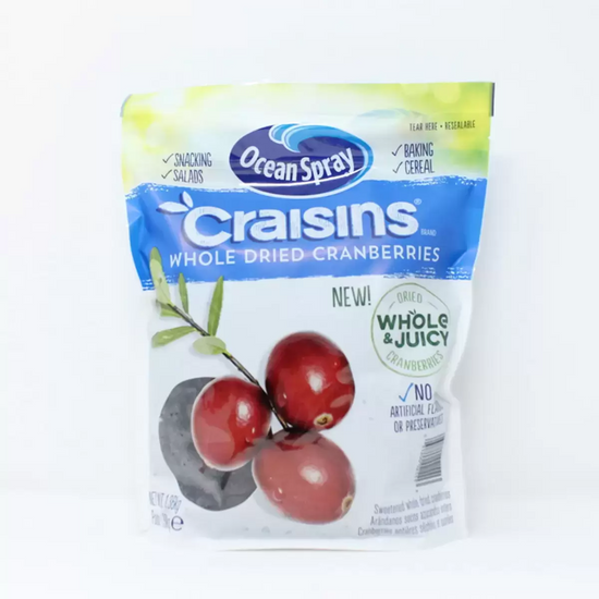 Ocean Spray Craisins Whole Dried Cranberries 1.36kg – Sweet & Juicy Dried Fruit Snack