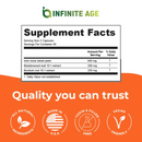 INFINITE AGE Sea Moss Advanced Superfood Capsules 1250mg – Irish Sea Moss Complex 60 Capsules