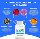PureHealth Research Liver Health Capsules – Liver Cleanse, Detox & Daily Support 60 Capsules