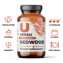 UMZU Redwood Nitric Oxide & Circulatory Support – Blood Flow Support 180 Capsules