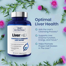 1MD Nutrition LiverMD Liver Support Supplement – Siliphos® Milk Thistle Extract 60 Capsules