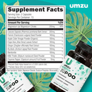 UMZU Zupoo Gut Support Colon Cleanse Supplement – Digestive & Gut Wellness 30 Capsules