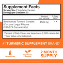 Qunol Turmeric Curcumin 1500mg Capsules – Ultra High Absorption Joint Support 180 Count