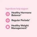FLO Ovarian Support Vitamins – Hormone Balance & Women’s Wellness Vegan Capsules (90 Count)