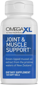 OmegaXL Joint Support Supplement – Natural Mobility & Muscle Comfort Capsules (120 Count)
