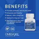 OmegaXL Joint Health Supplement 3 Pack – Omega-3 Softgels for Mobility & Flexibility (300 Count)