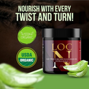 Loc N Gel Edge Control – Extra Hold Braids, Twists & Locs Styling Gel (16oz)