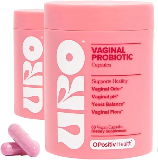 URO Vaginal Probiotics for Women – pH Balance with Prebiotics & Lactobacillus
