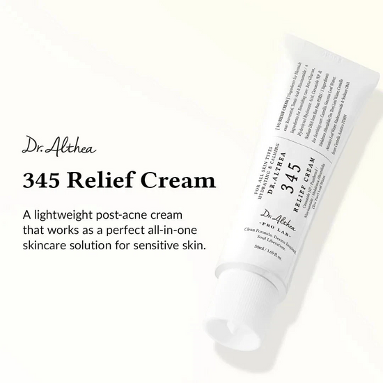 Dr.Althea 345 Relief Cream – Daily Face Moisturizer, 50ml