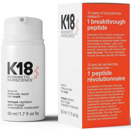 K18 Leave-In Molecular Repair Hair Mask 50ml – Advanced Hair Repair Treatment