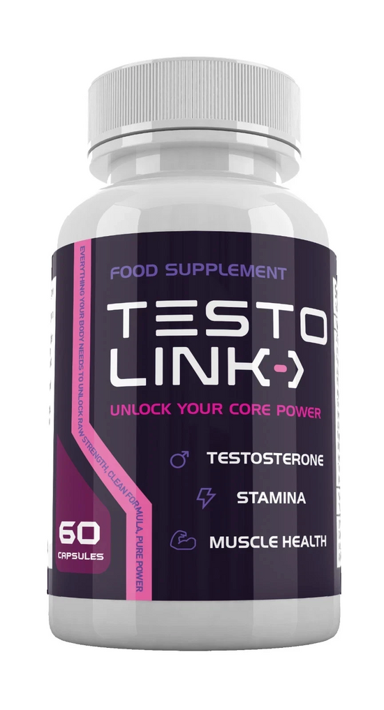 Testo Link Capsules – Male Wellness Supplement, 60 Capsules