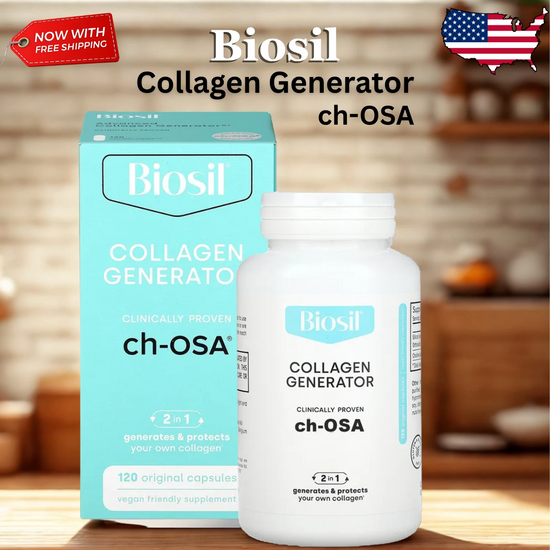 BioSil Collagen Generator with ch-OSA – Hair, Skin & Nails, 120 Capsules