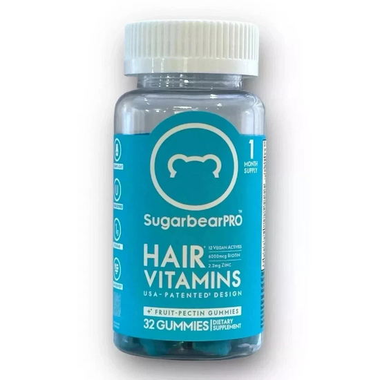 SugarBearHair Pro Hair Vitamins Vegan Gummies – 32 Count
