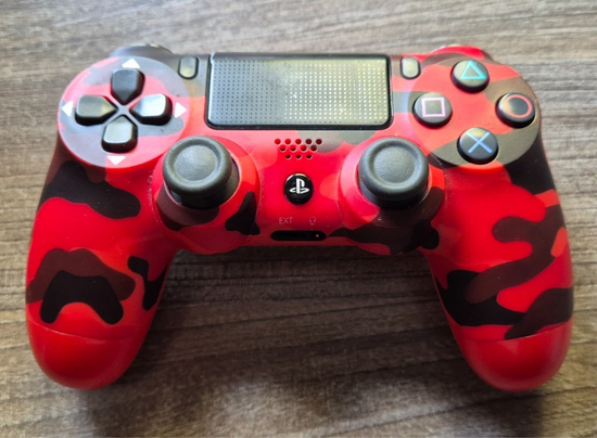Sony PS4 DualShock 4 Red Camouflage Controller – Genuine Original