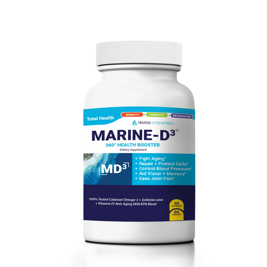 Marine Essentials Marine-D3 – Anti-Aging & Omega-3, 60 Capsules