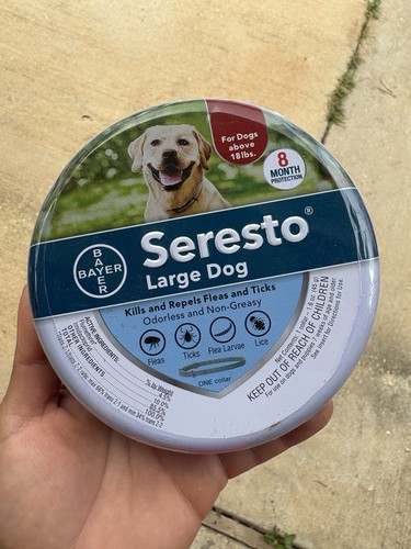 Seresto Flea & Tick Collar for Large Dogs Over 18lbs – New
