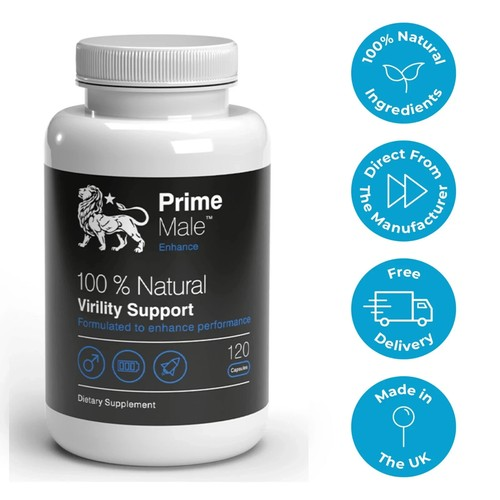 Prime Male Enhance – Male Enhancement Supplement, 120 Capsules
