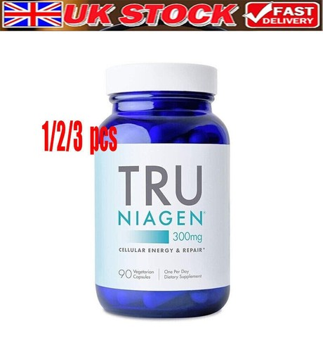 Tru Niagen 300mg Nicotinamide Riboside – NAD+ Support, 30 Capsules