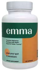 Emma Relief Gut Support Supplement – Keto Friendly Bloating & Digestive Health Capsules (60 Count)